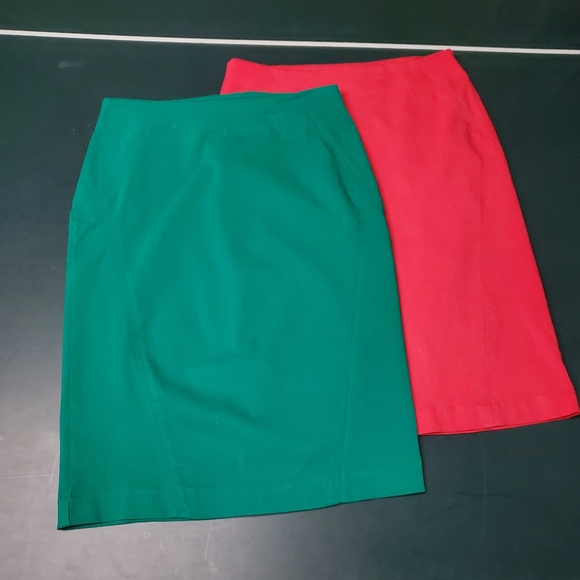 Ricki's Sze XS Skirts Green and Peach EUC - Picture 4 of 12